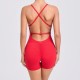 Hip-Lifting Women Running Tight-Fitting Quick-Drying Fitness Backless Rompers