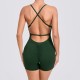 Hip-Lifting Women Running Tight-Fitting Quick-Drying Fitness Backless Rompers