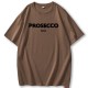 Women Fashion Casual Cotton Letter Printed Round Neck Short-Sleeve Loose T-Shirt