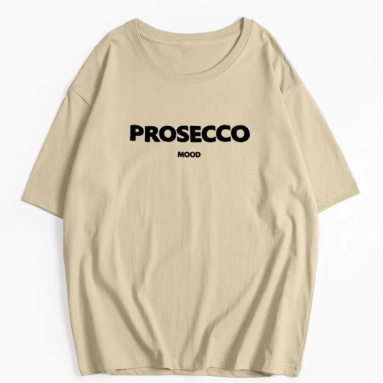 Women Fashion Casual Cotton Letter Printed Round Neck Short-Sleeve Loose T-Shirt
