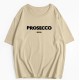 Women Fashion Casual Cotton Letter Printed Round Neck Short-Sleeve Loose T-Shirt