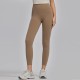 Women Fashion Casual Solid Color Seamless High Waist Slim-Fit Yoga Sports Leggings
