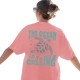 Women Fashion Casual Letter And Turtle Printed Round Neck Short-Sleeve T-Shirt