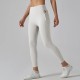 Women Fashion Casual Solid Color Pockets Tight High Waist Quick-Drying Yoga Sports Leggings