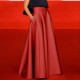 Women Fashion Elegant Solid Color High Waist Skirts