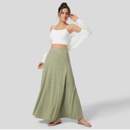 Women Fashion Casual Solid Color Knitted Loose Skirt