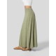 Women Fashion Casual Solid Color Knitted Loose Skirt