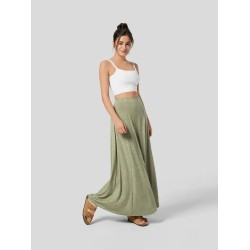 Women Fashion Casual Solid Color Knitted Loose Skirt