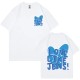 Women Fashion Casual Letter Printed Round Neck Short-Sleeve Loose T-Shirt