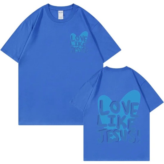 Women Fashion Casual Letter Printed Round Neck Short-Sleeve Loose T-Shirt
