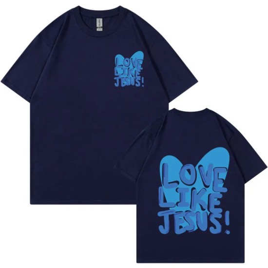 Women Fashion Casual Letter Printed Round Neck Short-Sleeve Loose T-Shirt