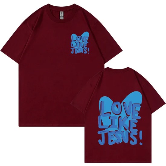 Women Fashion Casual Letter Printed Round Neck Short-Sleeve Loose T-Shirt