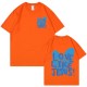 Women Fashion Casual Letter Printed Round Neck Short-Sleeve Loose T-Shirt