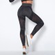 Women Fashion Casual Solid Color Hollow-Out Seamless High Waist Slim-Fit Yoga Sports Leggings