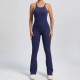 Adjustable Shoulder Strap Backless Women Yoga Jumpsuits