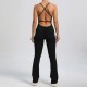 Adjustable Shoulder Strap Backless Women Yoga Jumpsuits