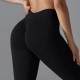 Women Fashion Seamless Solid Color Tight Yoga Sports Leggings