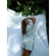 Women Fashion Casual Printed Short-Sleeve T-Shirt Loose Shorts Pajamas Two-Piece Set