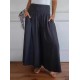 Women Fashion Casual Simple High Waist Pnats