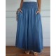 Women Fashion Casual Simple High Waist Pnats